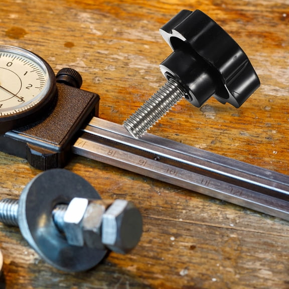 LOLIPPYY Stainless Steel Thumb Screws with Hexagonal Knob for Precise Tightening