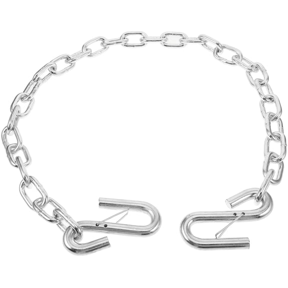 LOLIPPYY Stainless Steel Trailer Safety Chain with Hooks Secure Towing Cable for Heavy Duty Trailer Use