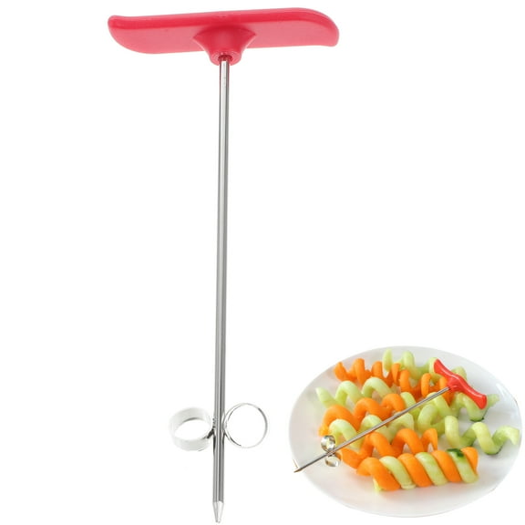 LOLIPPYY Stainless Steel Vegetable Spiralizer: Cucumber Slicer and Potato Cutter Spiral for Fruits and Vegetables