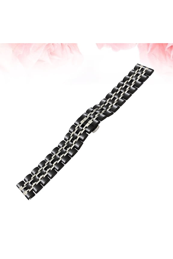 Stainless Steel Watchband Replacement Strap for Smartwatches Dressy Elegant Design 22mm