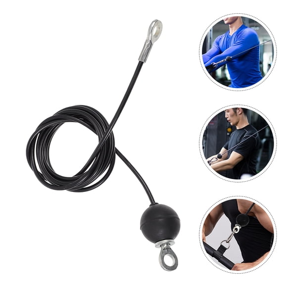 LOLIPPYY Stainless Steel Wire Rope Attachment for Home Gym Cable Machines Workout Exercise Accessory