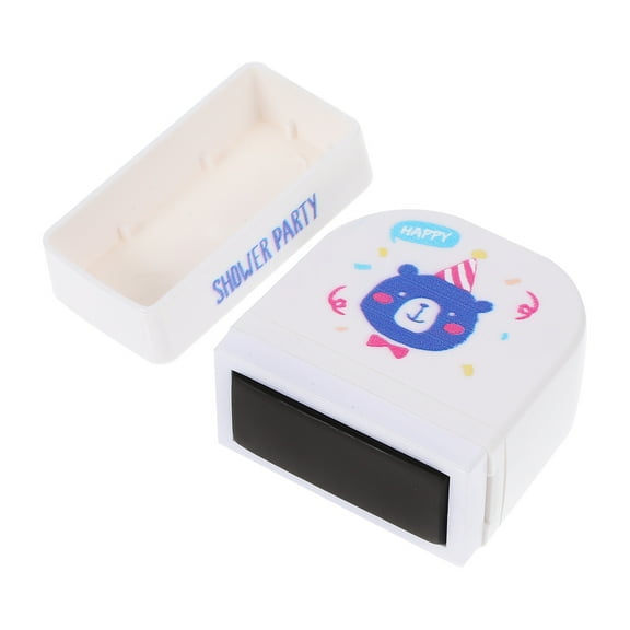 LOLIPPYY White ABS Stamp Clothes with Fast Drying Ink, Simple to Use for Home and Everyday Clothing