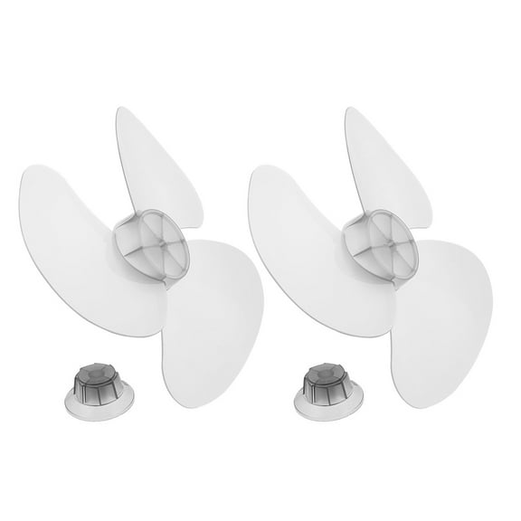 LOLIPPYY Stand Fan Accessories Light Grey Plastic Replacement 2pcs Powerful Airflow For Cooling Needs