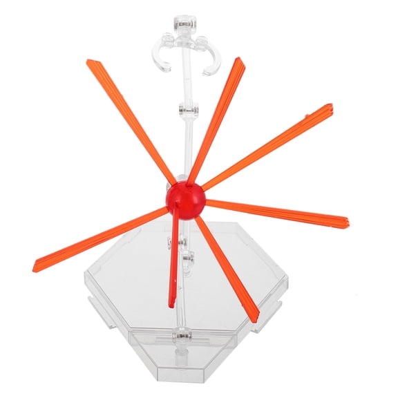 LOLIPPYY Stand For Model Action Figure Display Stand Red Plastic 1 Set For Collectibles