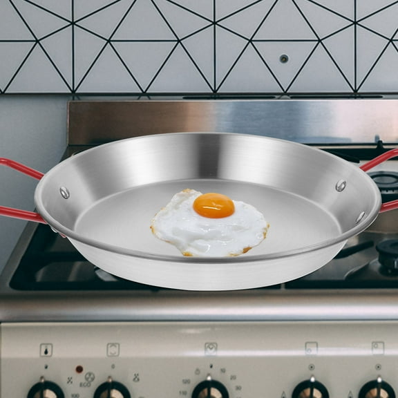 LOLIPPYY Steak Grilling Pan Korean Style Flat Bottom Frying Pan Nonstick Surface for Home Use 1Pack