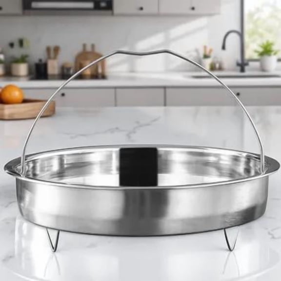 LOLIPPYY Steam Basket Steel for Cooking Round Corn Steaming 1Pack