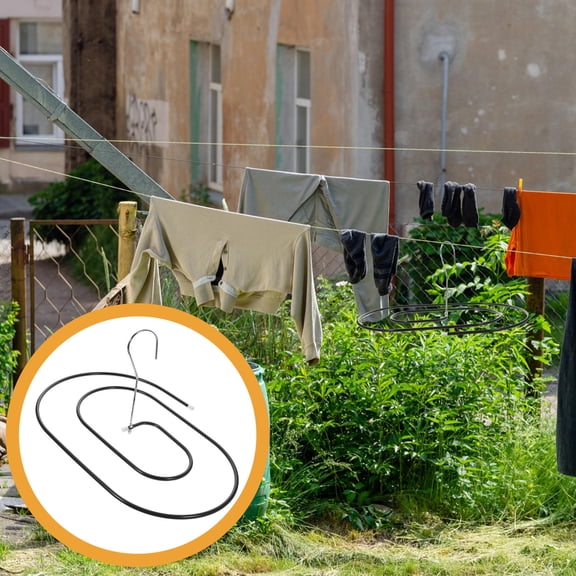 LOLIPPYY Steel Spiral Laundry Rack Spiral Bed Sheet Hanger with Smooth Edges for Home