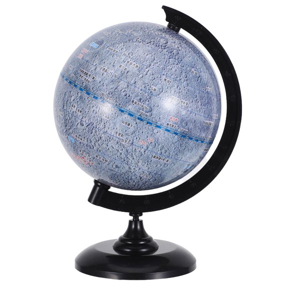 LOLIPPYY Stem Science Teaching Aid Moon Globe for Education and Display Purposes