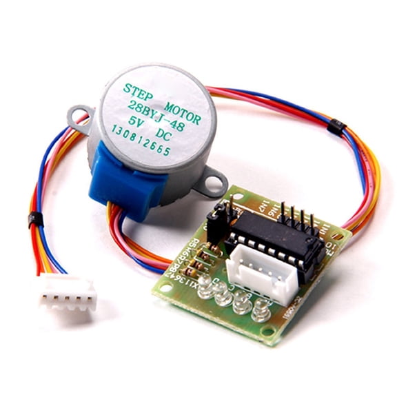 LOLIPPYY Stepper Motor 28Byj 48 5V with Uln2003 Driver Board for Direct Plug and Easy Use