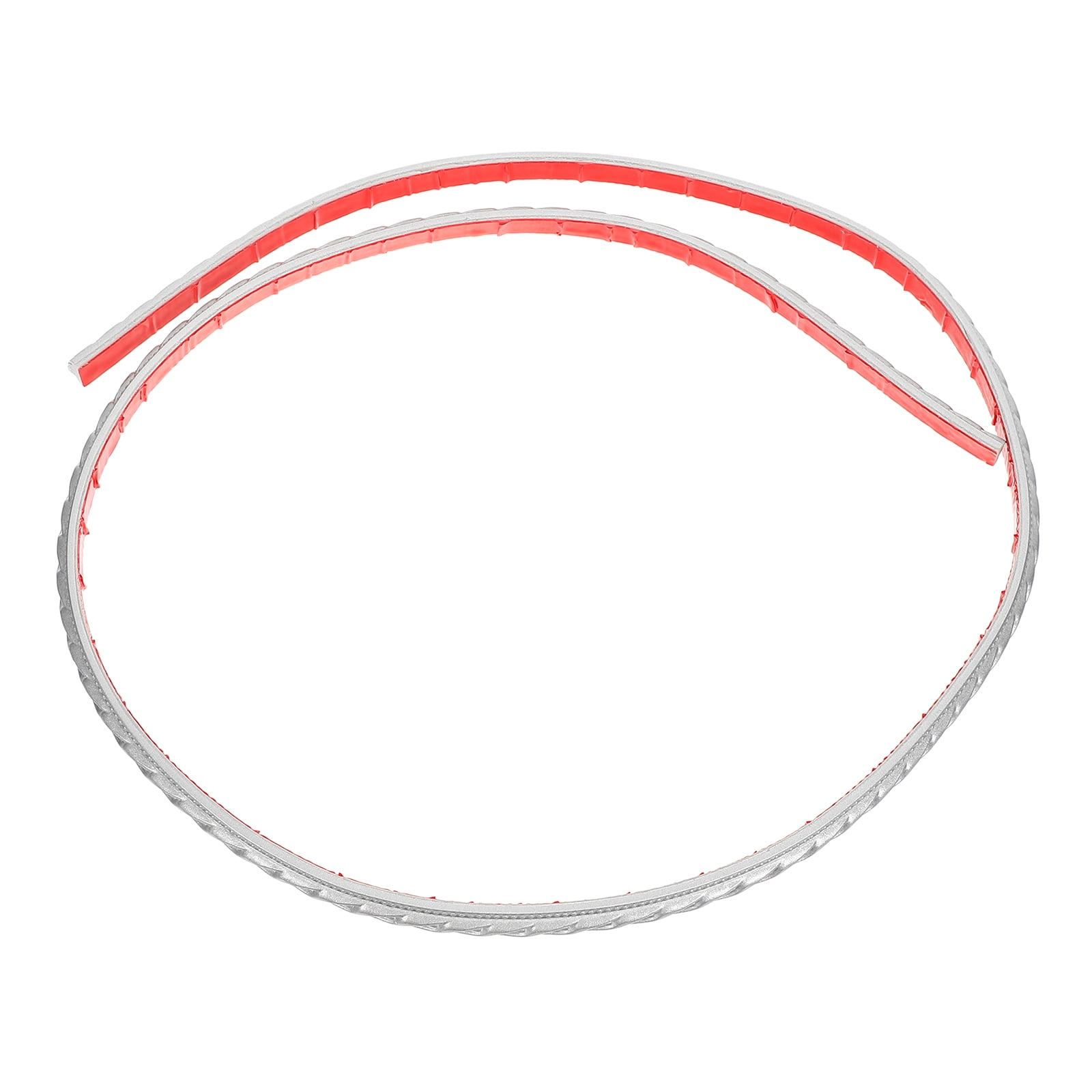 LOLIPPYY Stick On Moulding 1 Roll Silver PVC Adhesive Molding for ...