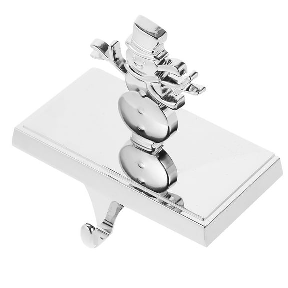 LOLIPPYY Stocking Hangers for Mantel Silver Decorative Hook for Christmas 1 Piece