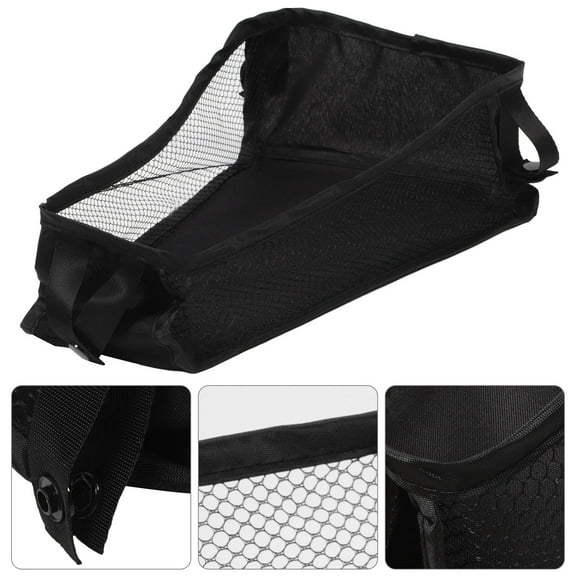 LOLIPPYY Black Polyester Stroller Storage Bag - Stroller Accessories, 1 Piece