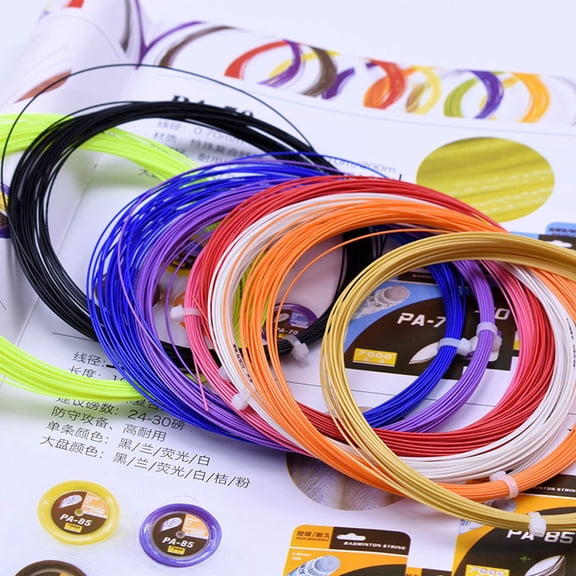 LOLIPPYY Strong Badminton Line Assorted Color 1Set for Professional Use