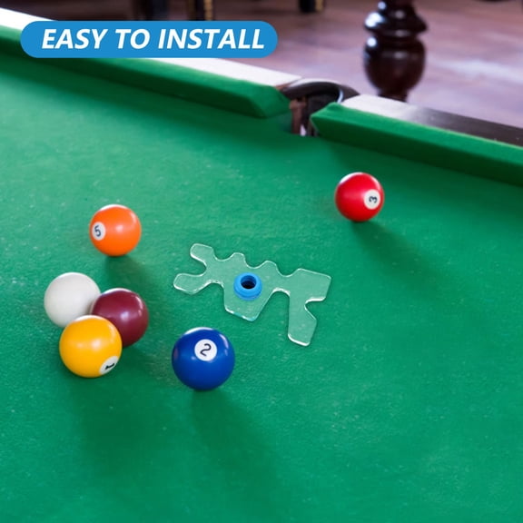 LOLIPPYY Sturdy Acrylic Billiard Cue Bridge Head with Slip Resistant Design for Pool Table Accessories
