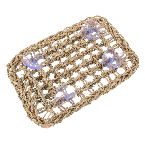 LOLIPPYY Light Brown Reptile Hammock Bed with Breathable Mesh for Lizards, Snakes, and Small Pets