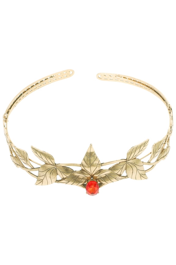 Sturdy Yellow Fairy Costume Headband Decorative Hairpiece for Womens Formal Events