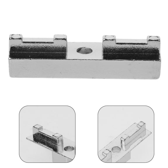 LOLIPPYY Sturdy Zinc Alloy Window Lock Plate Sash For Enhanced Window Security