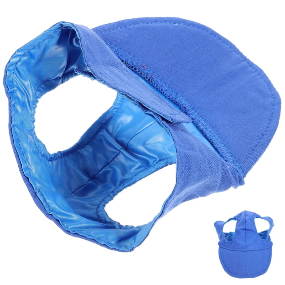 LOLIPPYY Stylish Dog Hat Polyester Blue for Pet Photography Prop 1Set