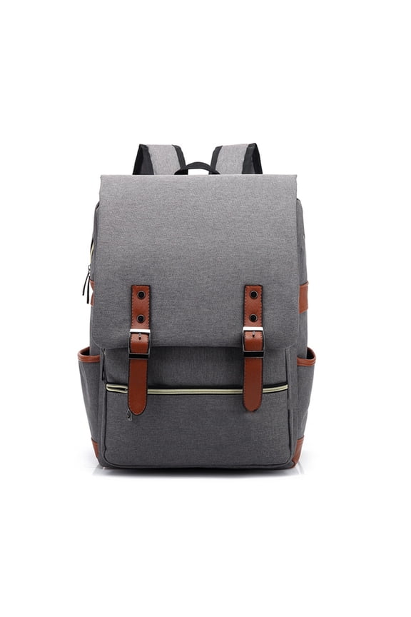 Stylish Light Grey Outdoor Backpack with Spacious Storage and Heavy Duty Strap Design