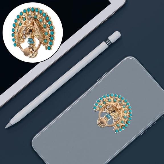 LOLIPPYY Sparkling Phone Holder Grip with Strong Adhesive, Adjustable Angle for Secure Mobile Device Use