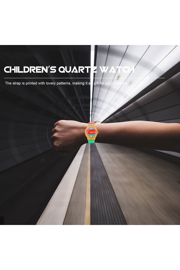 Stylish Student Wrist Watch with Quartz Movement and Secure Buckle Suitable for School and Parties