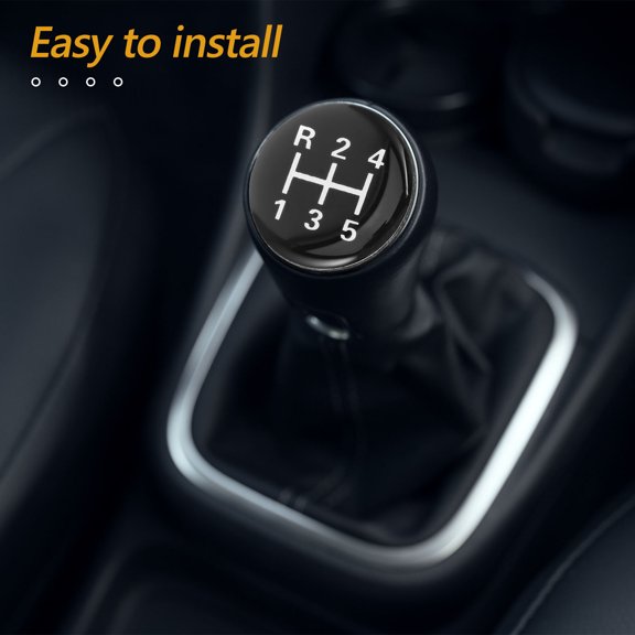 LOLIPPYY Stylish Universal Gear Shift Sticker for Manual Trucks with Round Epoxy Finish