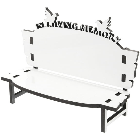 LOLIPPYY Sublimation Blanks Chair White Wooden Heat Transfer For Party Scene 1Pcs