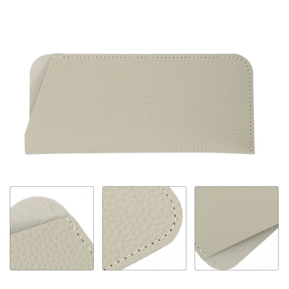 LOLIPPYY Sunglasses Pouch Soft Eyeglasses Case Light Grey 1Set Dust-proof for Daily Use Storage Back to School