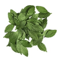 LOLIPPYY Supvox 100pcs Artificial Fabric Leaves Green for Wedding Party Decoration, Scrapbook Craft, Floral Arrangements