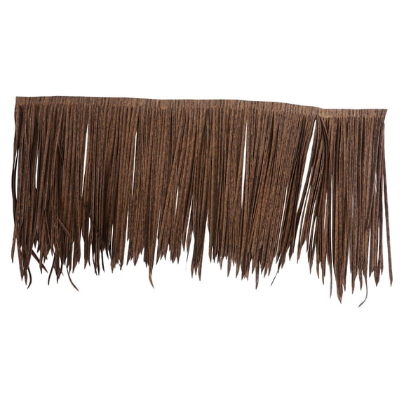 LOLIPPYY Synthetic Thatch Roof Brown Decorative Straw Roof for Garden Balcony Landscape
