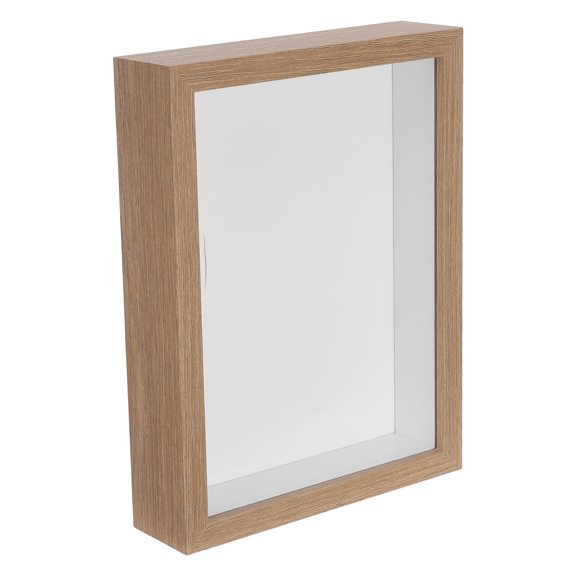 LOLIPPYY Tabletop Bug Display Case Beige with Vintage Craftsmanship for Butterfly and Dragonfly Specimens