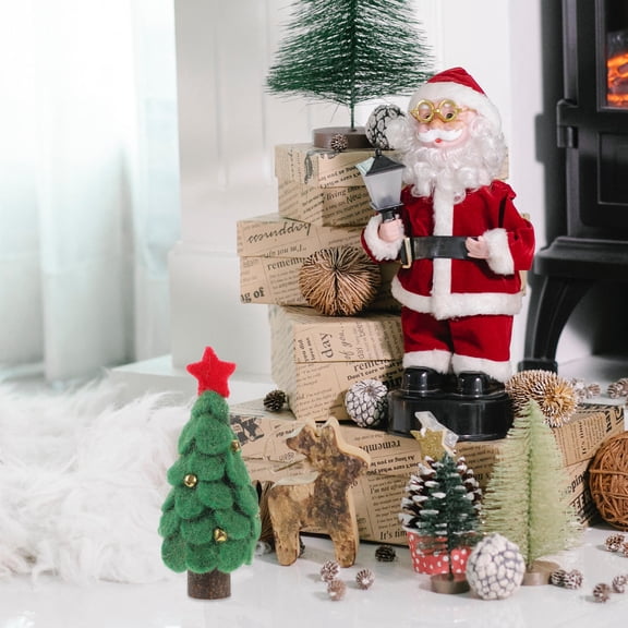 LOLIPPYY Tabletop Decoration Christmas Tree Ornament Felt Scene Decoration 1Pack