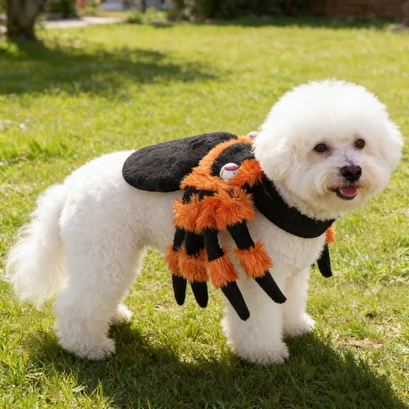 LOLIPPYY Tarantula Spider Pet Costume for Dogs and Cats Comfortable Harness Outfit