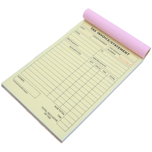 LOLIPPYY Tax Invoice and Receipt Book for Small Businesses with Universal Retail Form Compatibility and Keeping