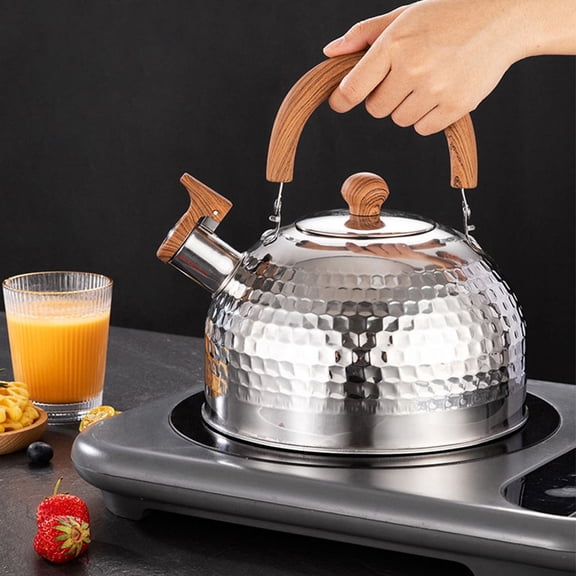 LOLIPPYY Tea Kettle Stovetop Rapid Heating Stainless Steel Kettle 1Pcs