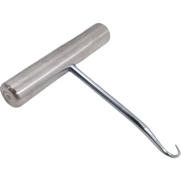 LOLIPPYY Tennis Stringing Machine Ergonomic Handle Design for Racket Users 1Pcs in Silver