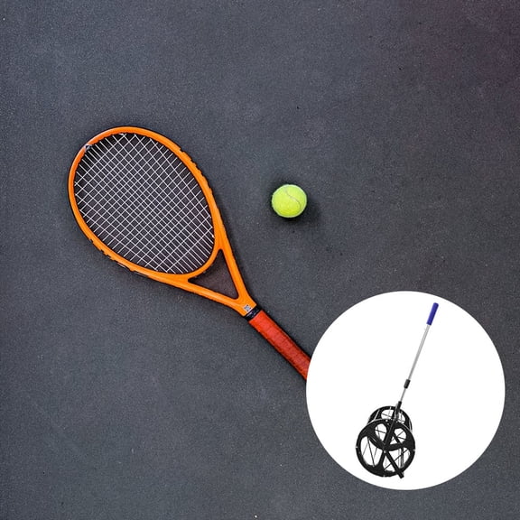 LOLIPPYY Tennis Tool Tennis Ball Retriever Metal 1Pack