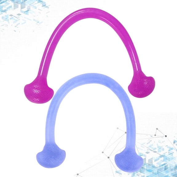 LOLIPPYY Therapy Yoga Strap Tension Band Silicone Resistance Training for Fitness Equipment 2pcs