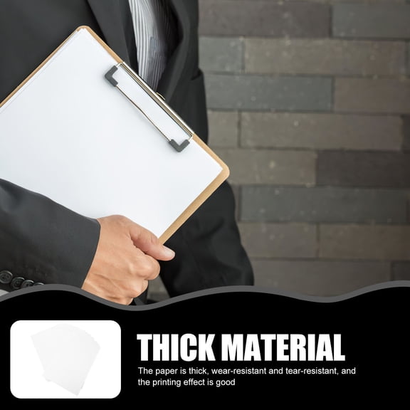 LOLIPPYY Thick A4 Printer Paper Sheets, White Smooth Finish, Ideal for Home and Office Printing Tasks, Paper