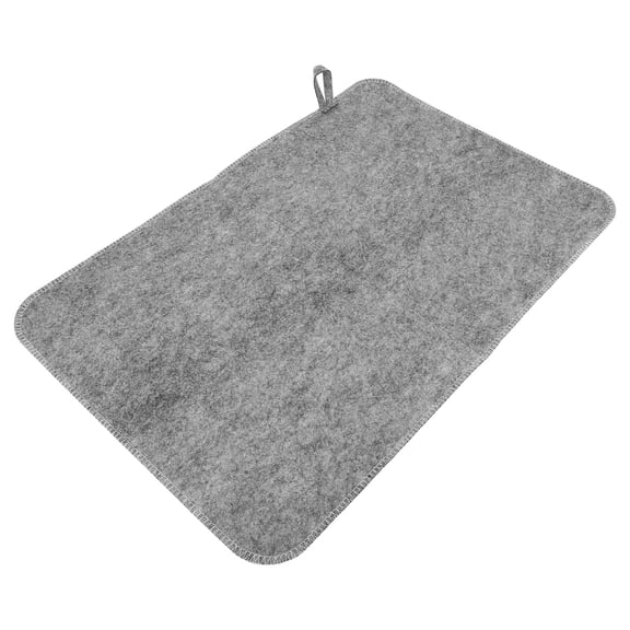 LOLIPPYY Thick Gray Sauna Mat with , Non- Felt Cushion for Bathroom, Bedroom, and Home Comfort