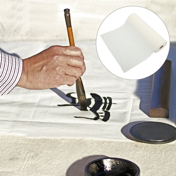 LOLIPPYY Thick White Paper Roll for Painting, Traditional Chinese with , Soft, Texture
