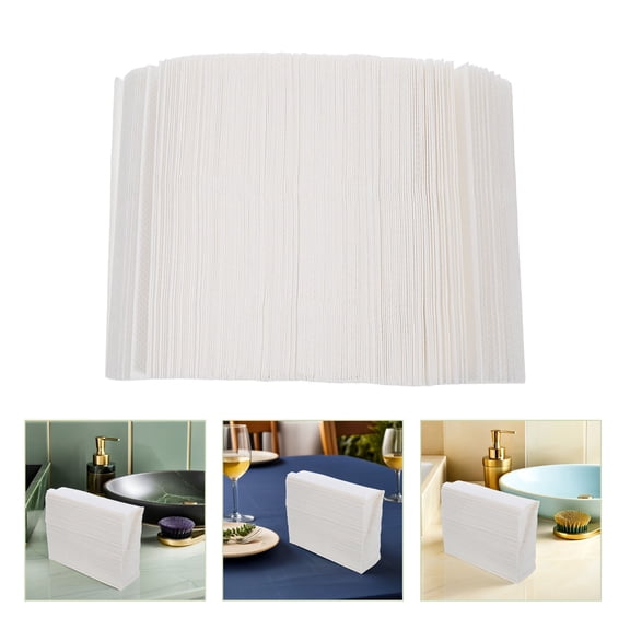 LOLIPPYY Thickened Hand Paper for Hotel and Commercial Restrooms High Absorbency Soft White Tissue