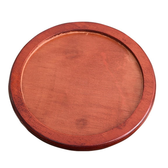 LOLIPPYY Thickened Wooden Pot Base Tray, Casserole Pot Holder for Kitchen Use, Essential Kitchenware Accessory