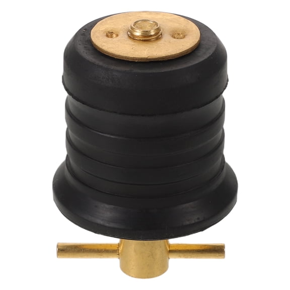 LOLIPPYY Brass Boat Drain with T Handle, Easy to Install for Kayaks, Fishing Boats, and Watercraft Drainage