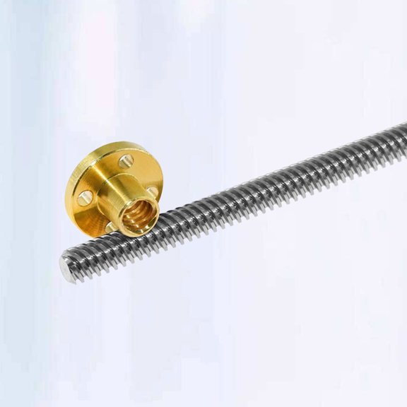 LOLIPPYY Threaded Rod Screw for Industrial Machinery Equipment - 1 Set Metal Hardware