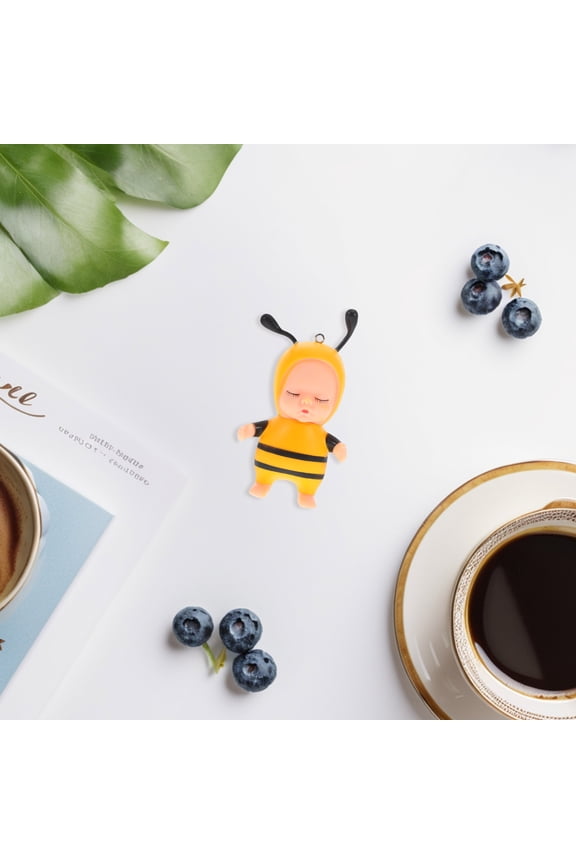 Tiny Baby Doll Toy Cute Design Plastic 1Pcs Keychain Accessory For Party Favors