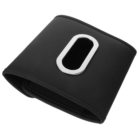 LOLIPPYY Tissue Holder for Car Visor and Backseat with Stylish Black Splashproof Design