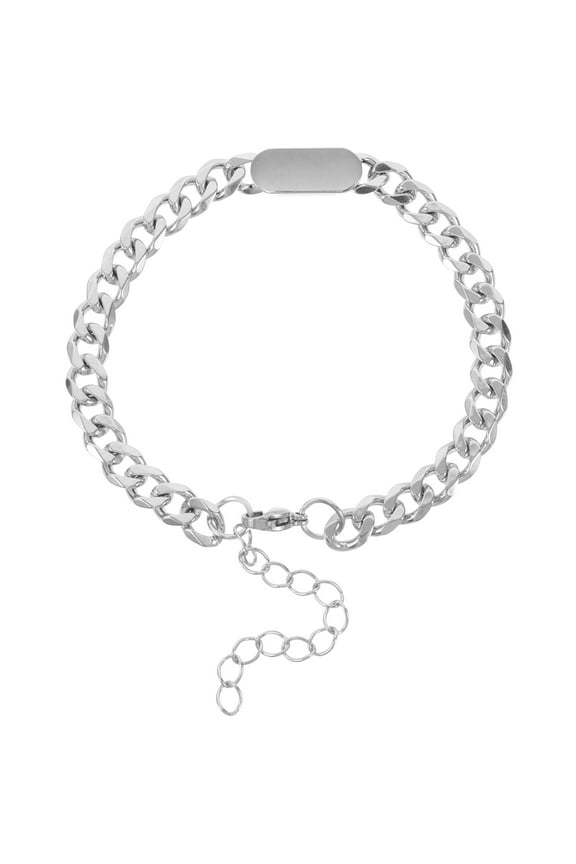 Titanium Steel Bracelet Hip Hop Link Chain Durable Stylish Unisex Jewelry Accessory