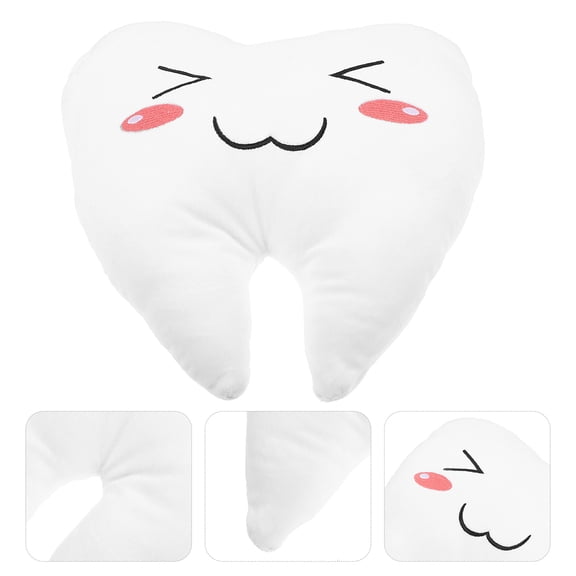 LOLIPPYY Plush Tooth Toy Pillow for Kids, and Playful Design, 1 Set