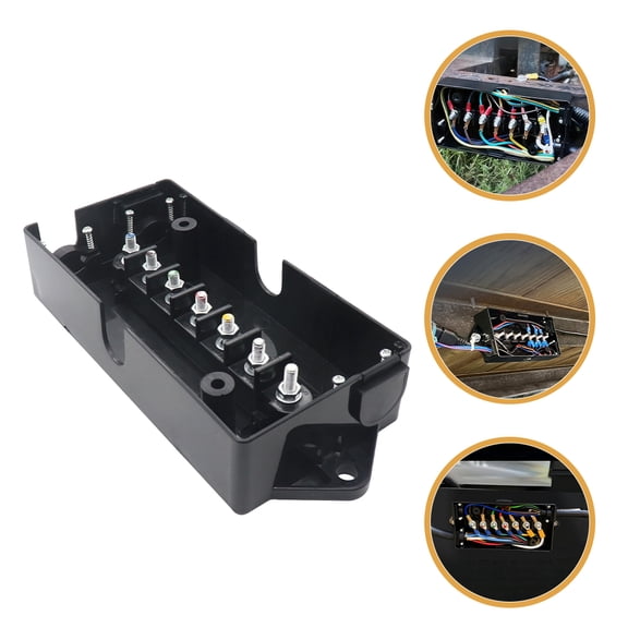 LOLIPPYY Trailer Junction Box Weatherproof Electrical Enclosure for Cars Rvs Campers and Motorhomes
